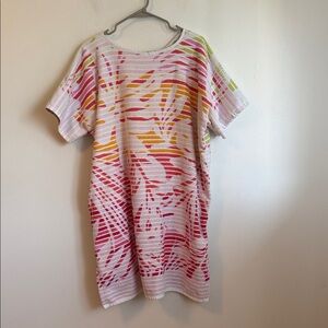 Preowned Women’s OS Oversized Colorful Swim coverup